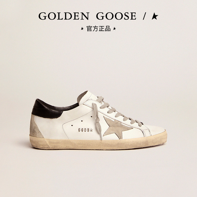 (New Year's Eve gifts) Golden Goose men's shoes retro Dirty Dirty Shoes Little White Shoes Black Tail Stars Board Shoes