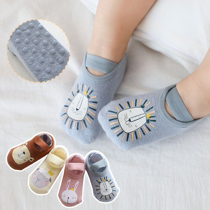 Floor socks baby cotton spring and autumn thin section baby children's socks shoes spring and summer boys and girls children's anti-slip socks