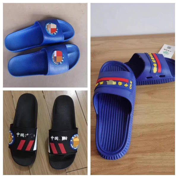 Fire Slippers Summer Flame Blue Black System Slippers Rescue Housekeeping Non-slip Straight Sandals Men's Shoes-Taobao