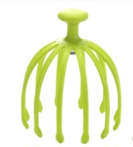 Wanning head massage claw Octopus head back of the head massager Scratching head scratching head comb Household solid color hair brush