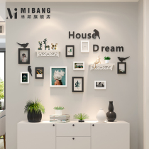 Nordic living room wall sofa background wall pendant Modern simple milk tea shop wall decoration Room wall pendant