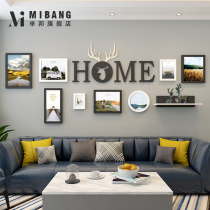 Sofa background wall wall decoration pendant Creative living room dining room net red wall decoration Modern simple wall hanging decoration