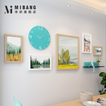 Nordic dining room sofa background wall decorative painting Modern simple hole-free living room decorative mural Bedroom wall hanging painting