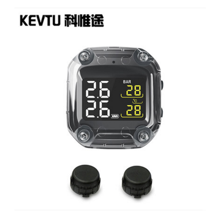 KEVTU motorcycle tire pressure monitoring T1S external built-in motorcycle tire pressure wireless high precision waterproof