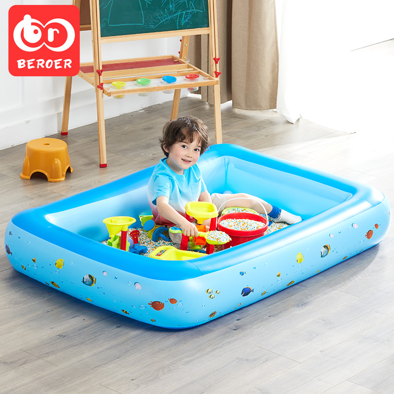 Children's Sicklesenna Toy Inflatable Sand Pool Suit Baby Indoor Household Large Grain Dredging Sand for Imitation Porcelain Sand