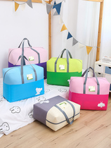 Kindergarten quilt contains bags of Oxford clothes bags handcuff cotton moved to pack bags