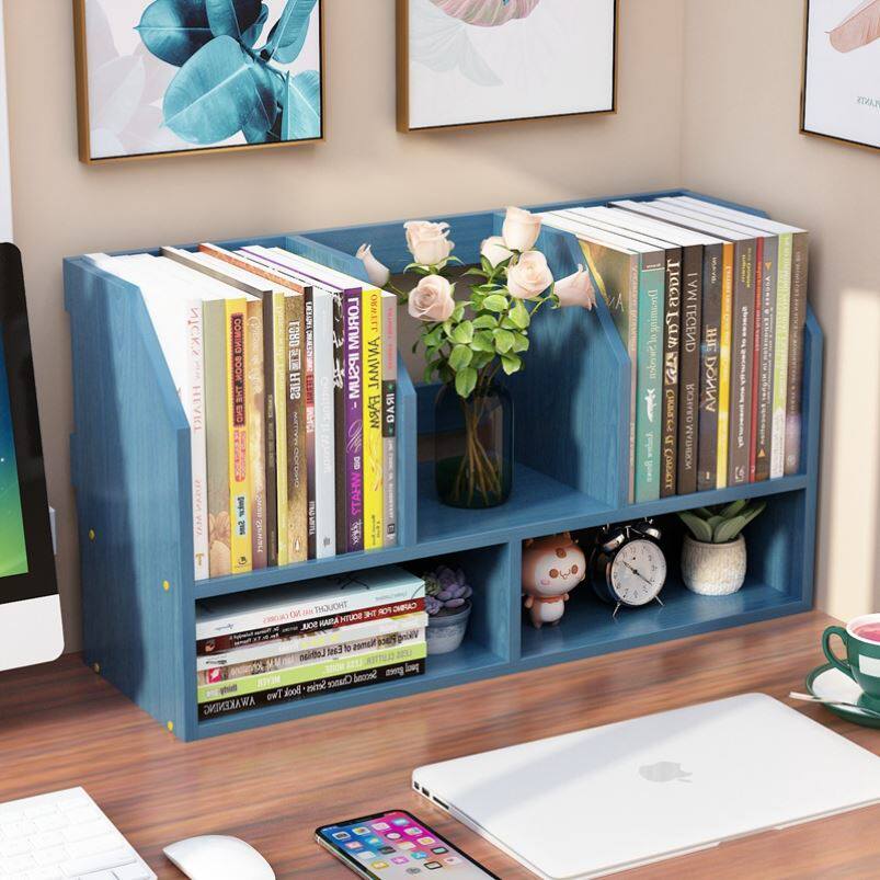 Little bookshelves on the bedside cabinet simple multifunctional file sorting the small bookcase on the student desk
