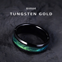 Red moon trendy men's ring tungsten gold personality fashion exquisite versatile niche index finger cool high-end ring women's pair of rings