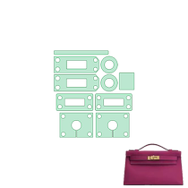 (Jian Naiqi Hardware Film) is suitable for Hermes kelly pochette bag hardware film luxury anti-wear crystal film transparent metal protective film