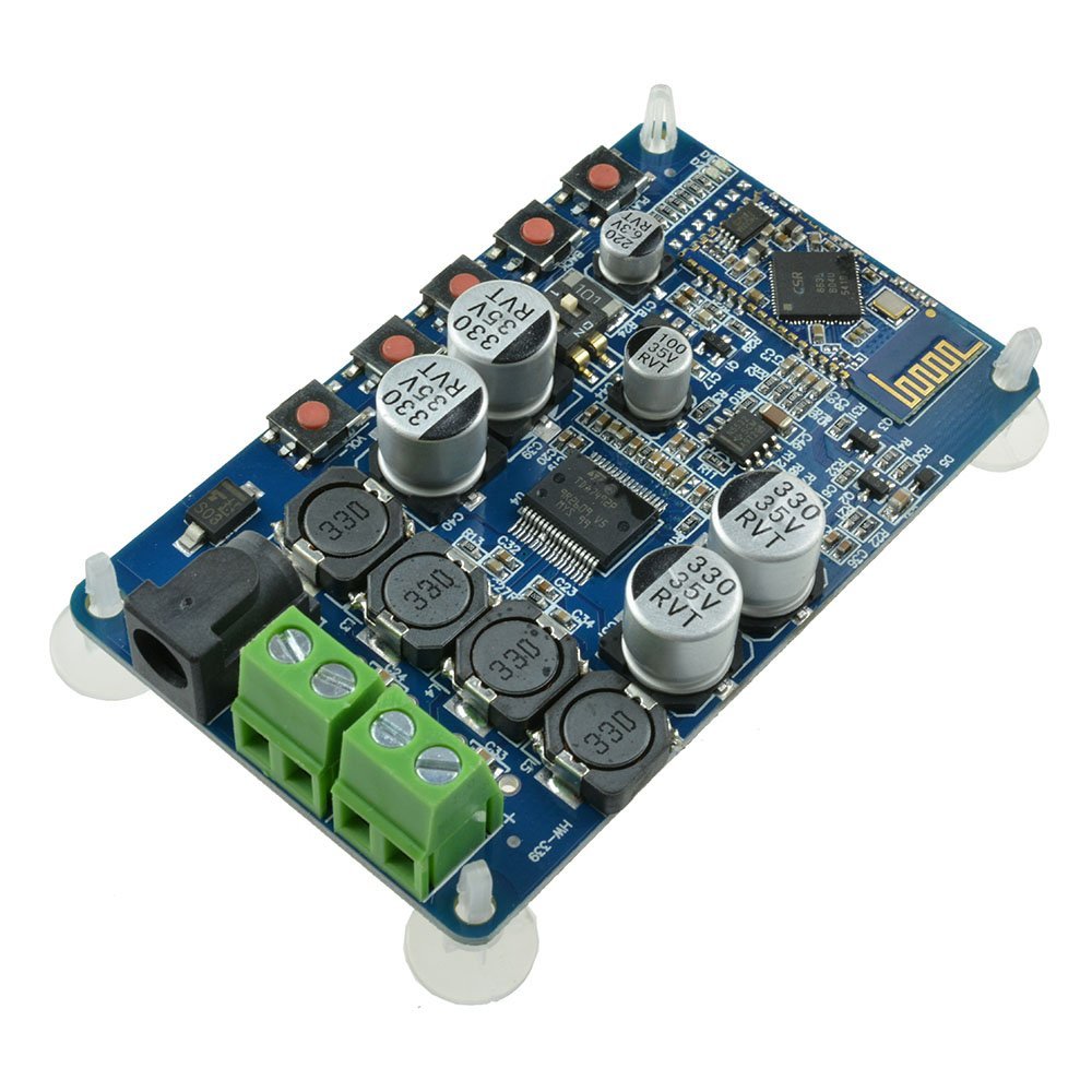 TDA7492P Bluetooth amplifier Bluetooth Audio receives amplifier Bluetooth CSR4 0 upgrade version 4 2