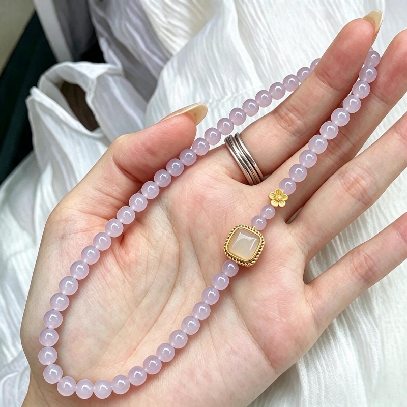 Small Sugar Cube Imitation Crystal Beaded Bracelet, a Gift for Girlfriend, Stackable, High Aesthetic Value, Niche Design Gift for Students