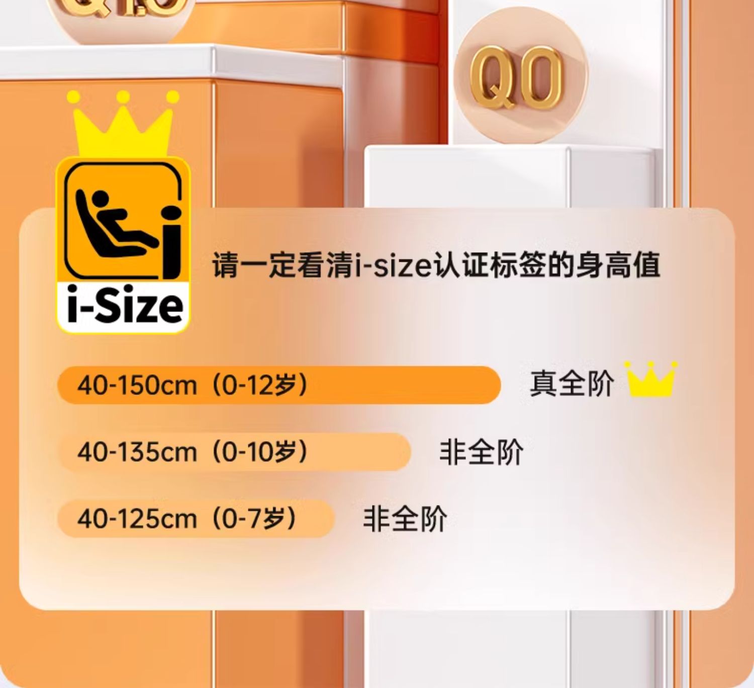 Beiyue children's safety seat for cars, suitable for infants and toddlers aged 0-12 years, 360-degree rotating seat G409