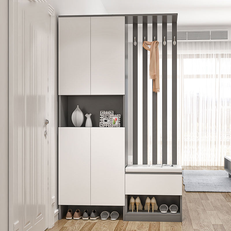 Modern minimalist Xuan Guan Cabinet Living Room Screen Door Hall Cabinet Cloister Hood Cabinet Entrance Integrated Two-sided Shoe Cabinet Custom Containing Cabinet