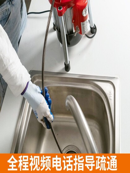 通下水道专用工具疏通神器管道疏通机疏通器电动专业神器马桶堵塞