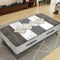 Imitation marble wood grain stitching coffee table tablecloth PVC plastic waterproof oil proof European dressing table mat table mat