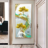 Бриллиантовая живопись 2024 Новая гостиная Простая современная 5D наклейка с крестообразной стежкой к удалке, лоське, бриллиантовой вышивке