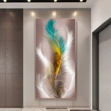 5D Diamond Painting полна бриллиантов, легких роскошных перьев Lungyu, бриллианты, Cross Stitch 2023 Новые модели простых пейзажей вышивки