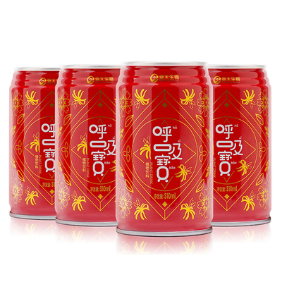 呼吸宝！金银花下火凉茶310ML×4罐