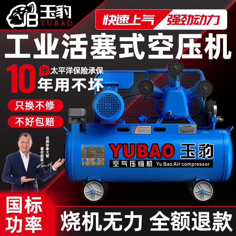 380V工业级空压机 高压空气压缩机 汽修喷漆气泵