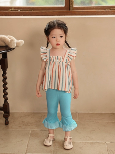 Детские штаны-клёш, тонкие штаны, леггинсы, коллекция 2023