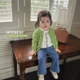 Детский демисезонный осенний кардиган, детская тонкая куртка