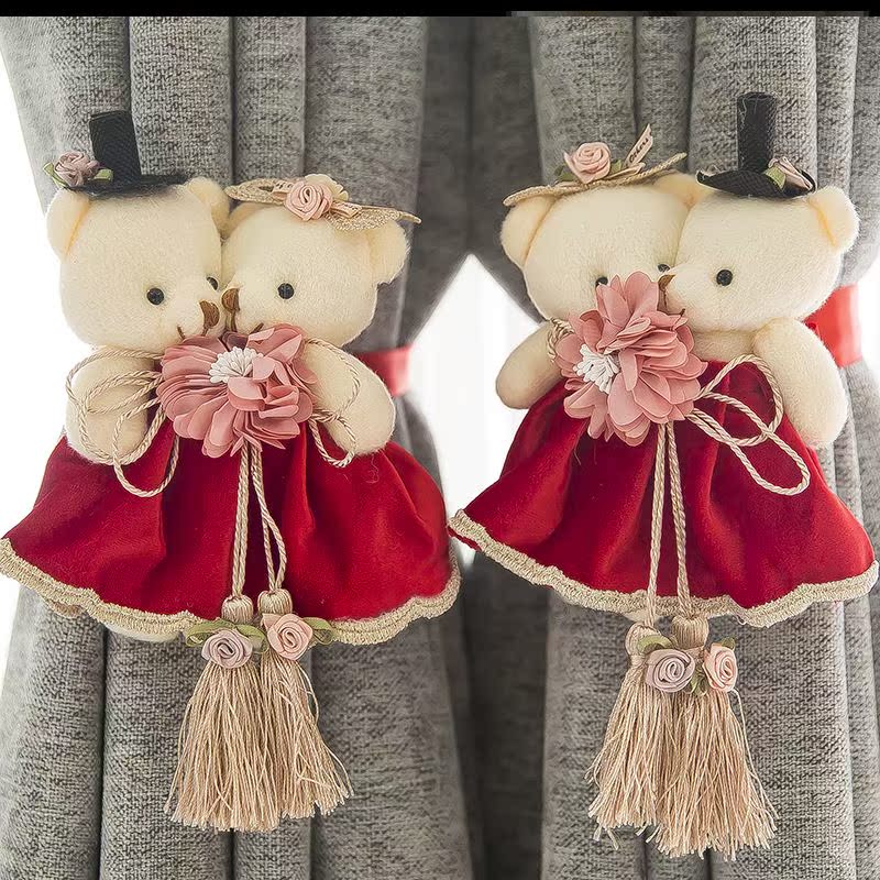 High-end curtain tie strap 2021 new Chinese style luxury high-end living room wedding decoration modern ins style