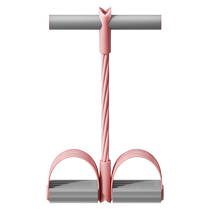 脚蹬拉力器拉力绳瘦肚子仰卧起坐辅助器女开背神器仰小燕飞拉伸器