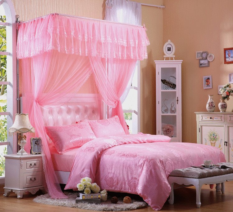 Đường ray hình chữ U có thể thu vào lưới chống muỗi 1,8m nhà mã hóa dày 1,5m2 mét sàn tầng mẫu tài khoản ba cửa mở - Lưới chống muỗi màn chụp ngủ người lớn