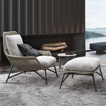 Outdoor sofa vine chair furniture creative designer sales department balcony sofa terrace tea couch hotels