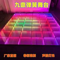 Bar ground shaking stage disco hall slow shaking glass luminous bed ktv steel bouncing floor bouncing disco spring dance floor