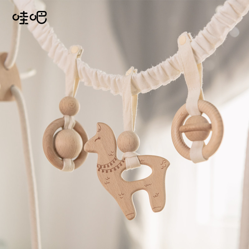 Wow WOBOINNO Children's Swing Indoor Home Accessories Ribbon Lock Cushion Rope Fabric Baby Rocking Chair