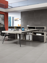 Desk office desk simple modern staff Table 4 6 four-person work station desk and chair combination