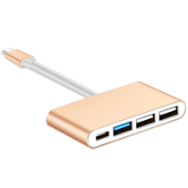 Suitable for Apple laptop 12-inch 16pro13 3 hub Type-C converter Huawei magicbook14 docking station USB adapter MacBo