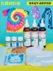 Liquid bottled Tie-dye dye Children's handmade art DIY cook-free cold dye pigment Tool material package Full package