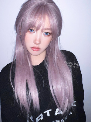 taobao agent Lifelike bangs, helmet, Lolita style, internet celebrity