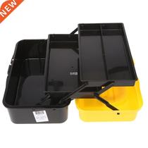 3 Layer Folding Tool Storage Box Portable Hardware Toolbox M