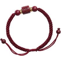 The six-character mantra of the year of birth red rope bracelet for women the couple of the year of birth hand-woven raw stone bracelets mens beads cinnabar protection