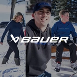 bauer Хоккей для отдыха, хоккейная толстовка с капюшоном для мальчиков и девочек, спортивный дышащий лонгслив