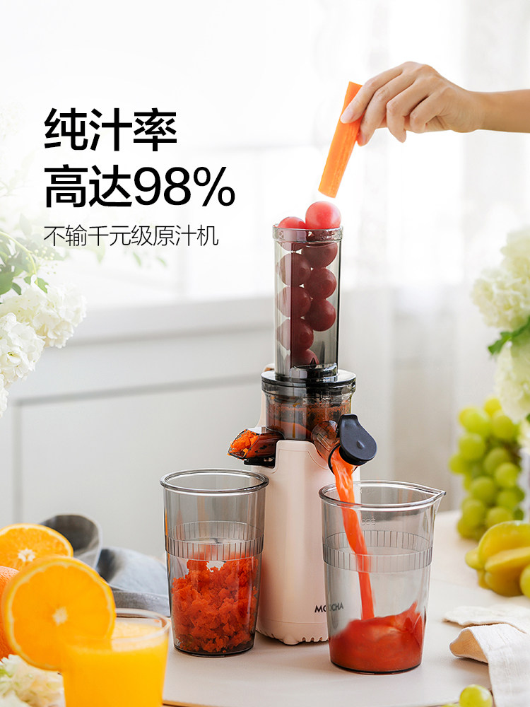 Mocha Mocha Juicer with Pulp Separation, Small Household Mini Juicer, Portable Juice Machine, 2025 New Model