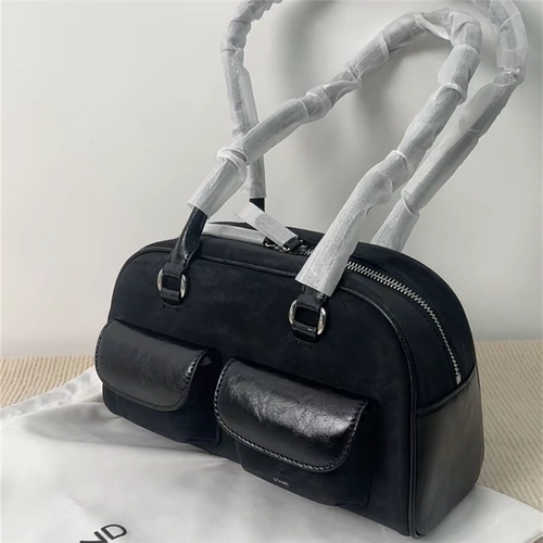 Бостонская сумка, барсетка, сумка на одно плечо, сумка подмышку, сумка через плечо, в корейском стиле, Южная Корея