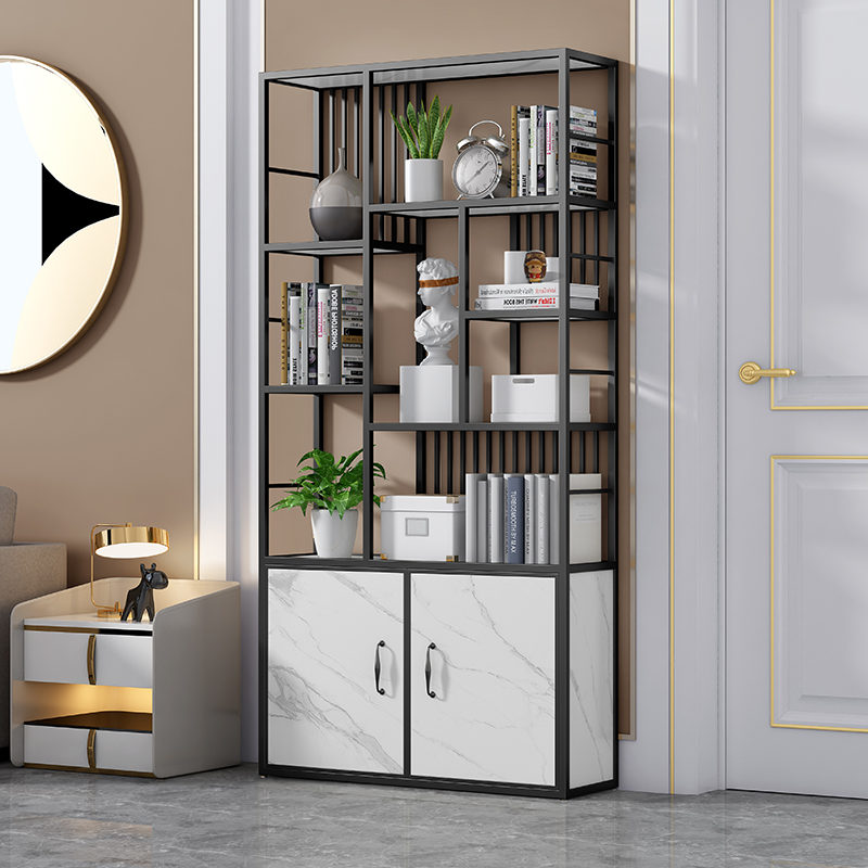 Nordic Iron Art Shelf Living Room Living Room Living Shelf Display Network Red Office Modern Simple Light Luxury Collection