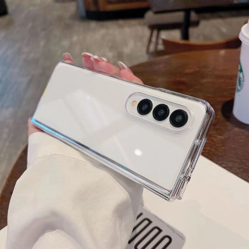 Suitable for Samsung Fold5 Mobile Phone Case, New Ultra-Thin Transparent Fold 70% off Stackable Screen Fold4 Protective Case, Galaxyzw 78% off Stackable Case