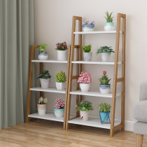 Flower shelf Living room floor-style minimalist modern multi-layer Balcony Shelving room Green Lola Plant Shelf Storage rack