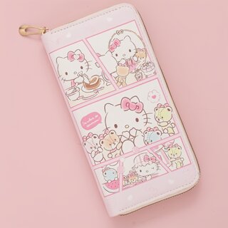 Kitty wallet long zipper wallet