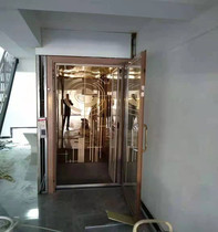 Home elevator two-story customized sightseeing elevator small attic lift self-built house electric three-story lifting platform