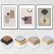 Original Abstract Decoration Painting Nordic Hung Painting Living Room Sofa Background Wall Triple Painting Dining Room Painted Bedroom Headboard Mural