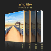 Living Room Decoration Painting Sofa Background Wall Nordic Style Fresco Modern Minimalist Atmosphere Hung Painting Triptych Art Wall Painting