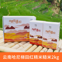 Yunnan Hani terraced rice red fine brown rice combination package selenium-containing whole grains New rice Shanbin Liangtian germ fat Japonica