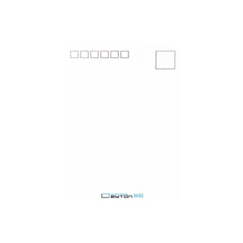 Leiden postcard watercolor paper 300g cotton pulp medium coarse grain