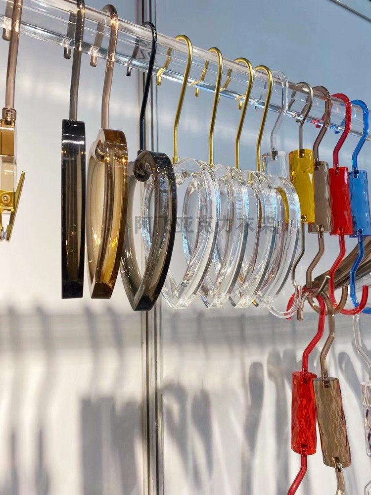 Afei Clothing Store S Hook Acrylic Rings Multifunction Transparent Circle Hanger Hooks Scarf scarves tie Shook-Taobao